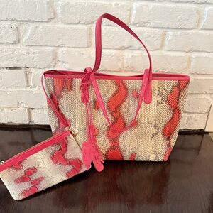 Nancy Gonzalez Snakeskin Erica Tote Excellent